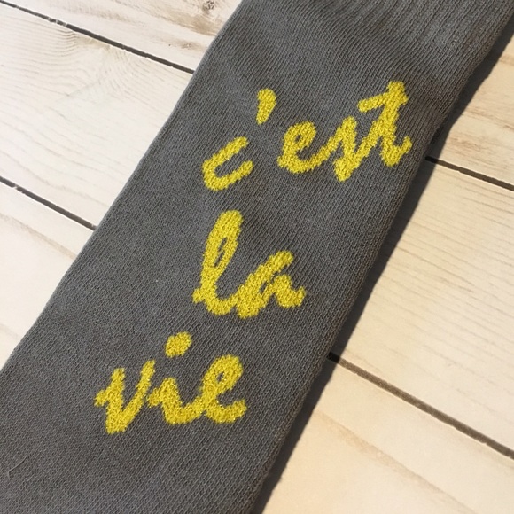 1 Left! C'est La Vie⚜️Knee High Socks - Picture 4 of 5