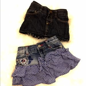 Set of denim skirts of girls. 👶🏻