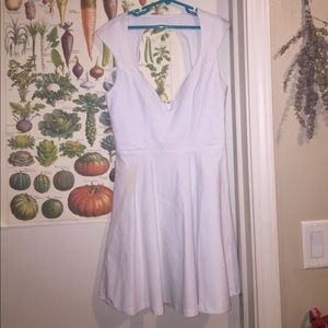 Small white mini dress