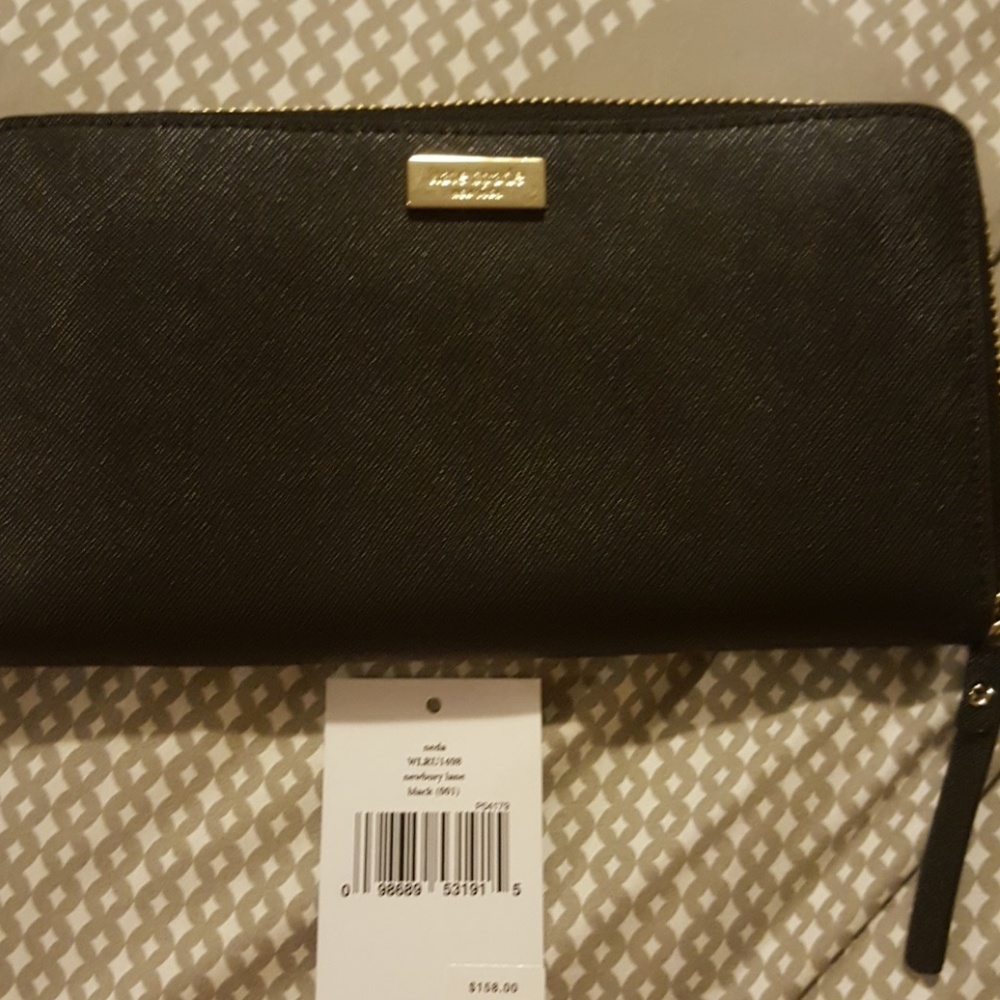 Kate spade NEDA newbury lane wallet BLK NEW