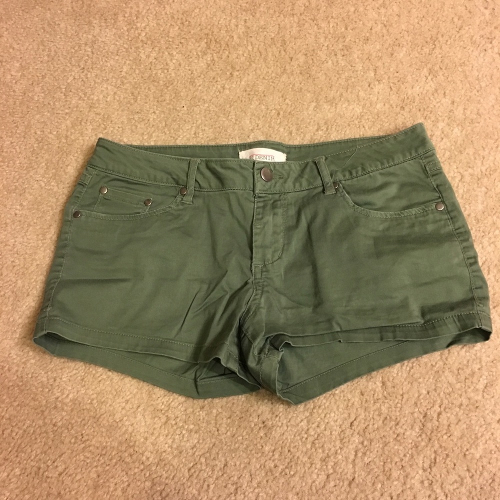 Olive shorts