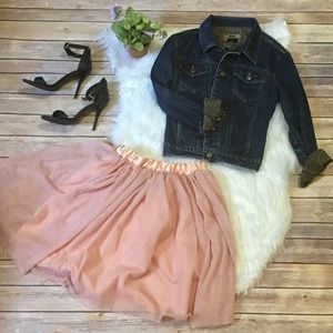 Blush Tulle Skirt
