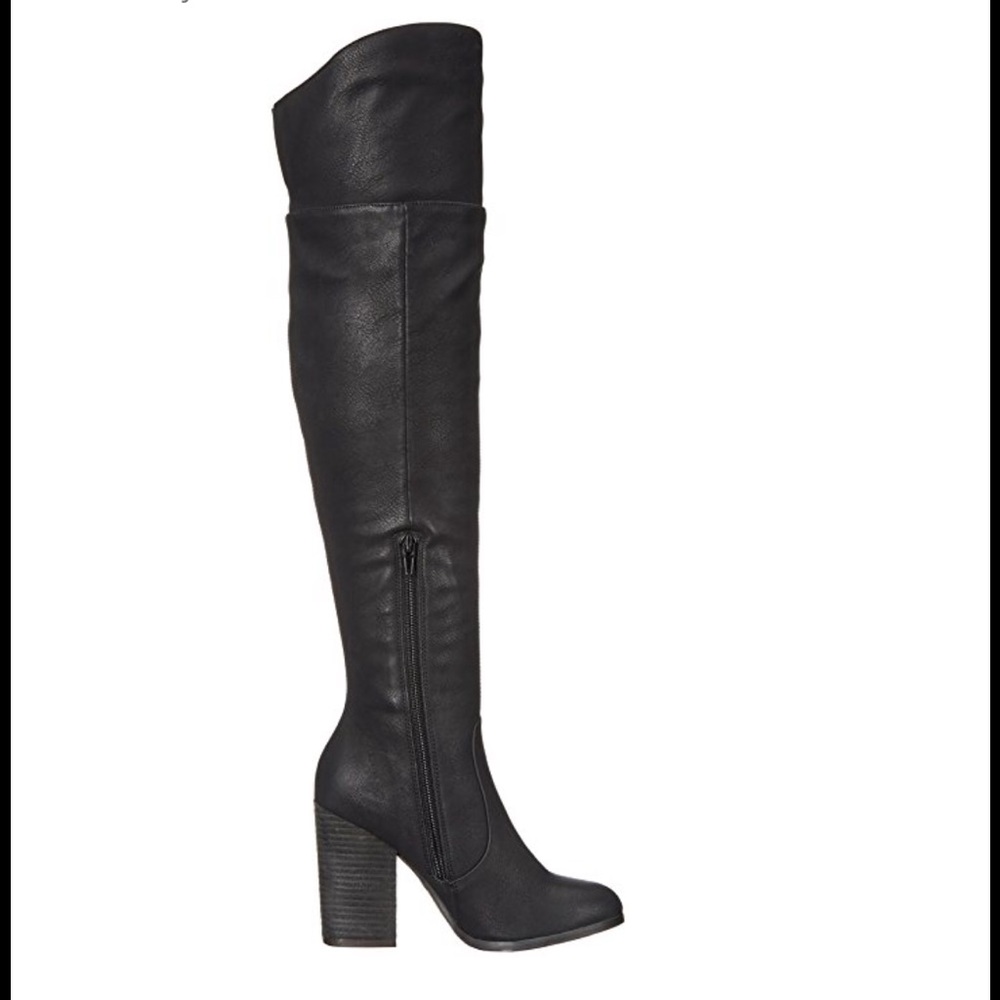 Call it Spring, thigh high black boot 8.5new w box