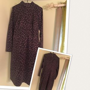 Jessica London grey & black animal print dress