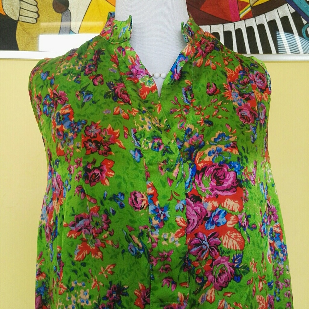 DVF Women Floral Silk Dress Size40/USM