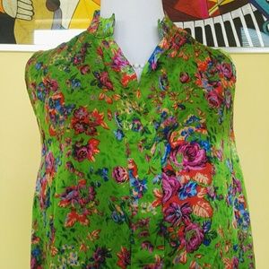 DVF Women Floral Silk Dress Size40/USM
