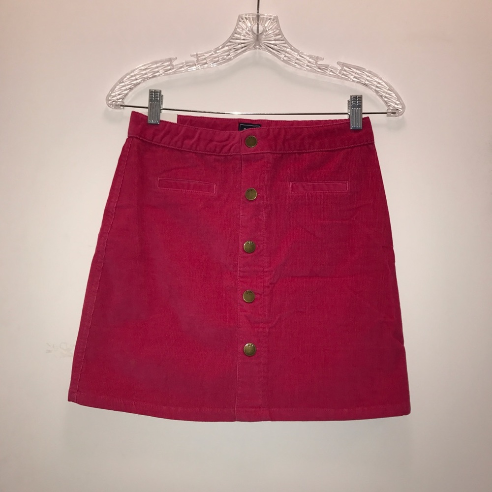Gap Pink Corduroy Skirt