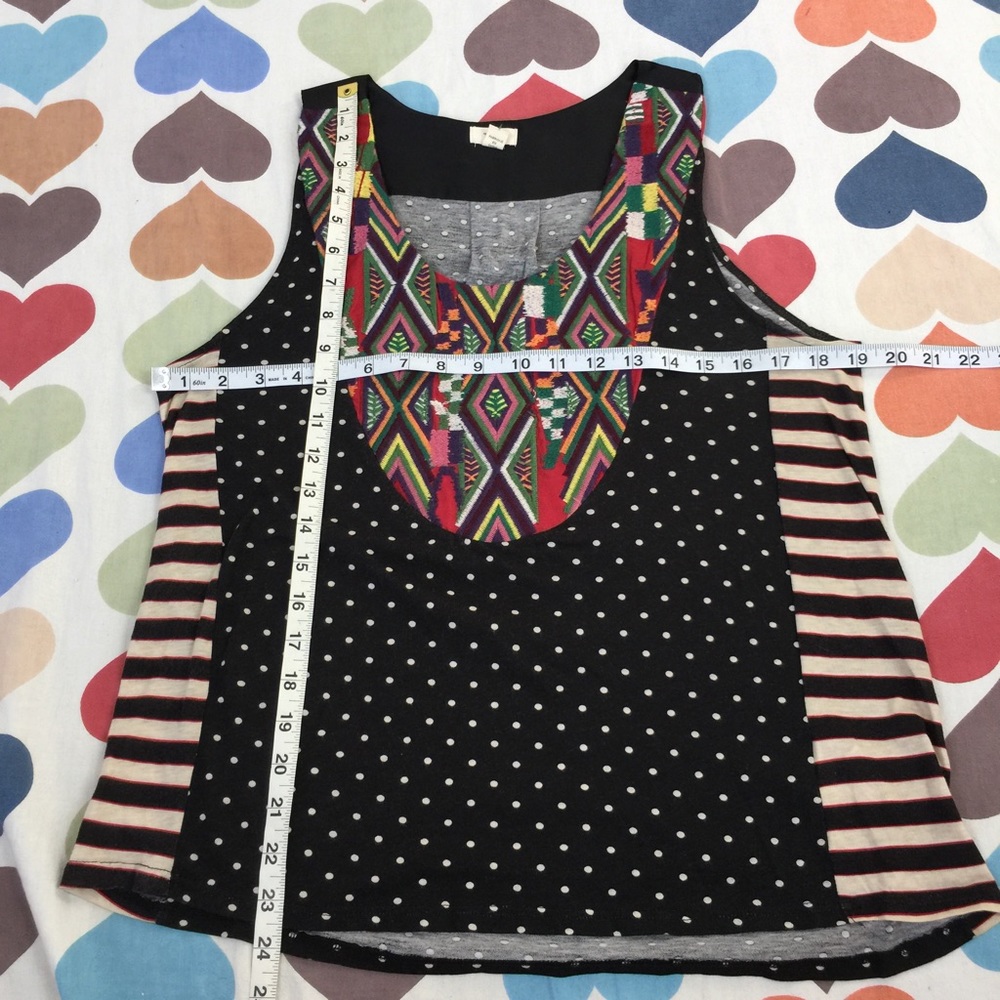 Tiny From Anthro Multi Pattern Sleeveless Top - image 8