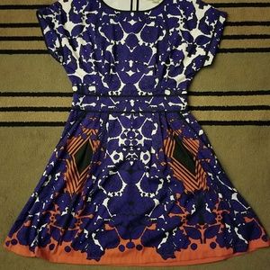 Uttam Boutique Graphic Print Dress