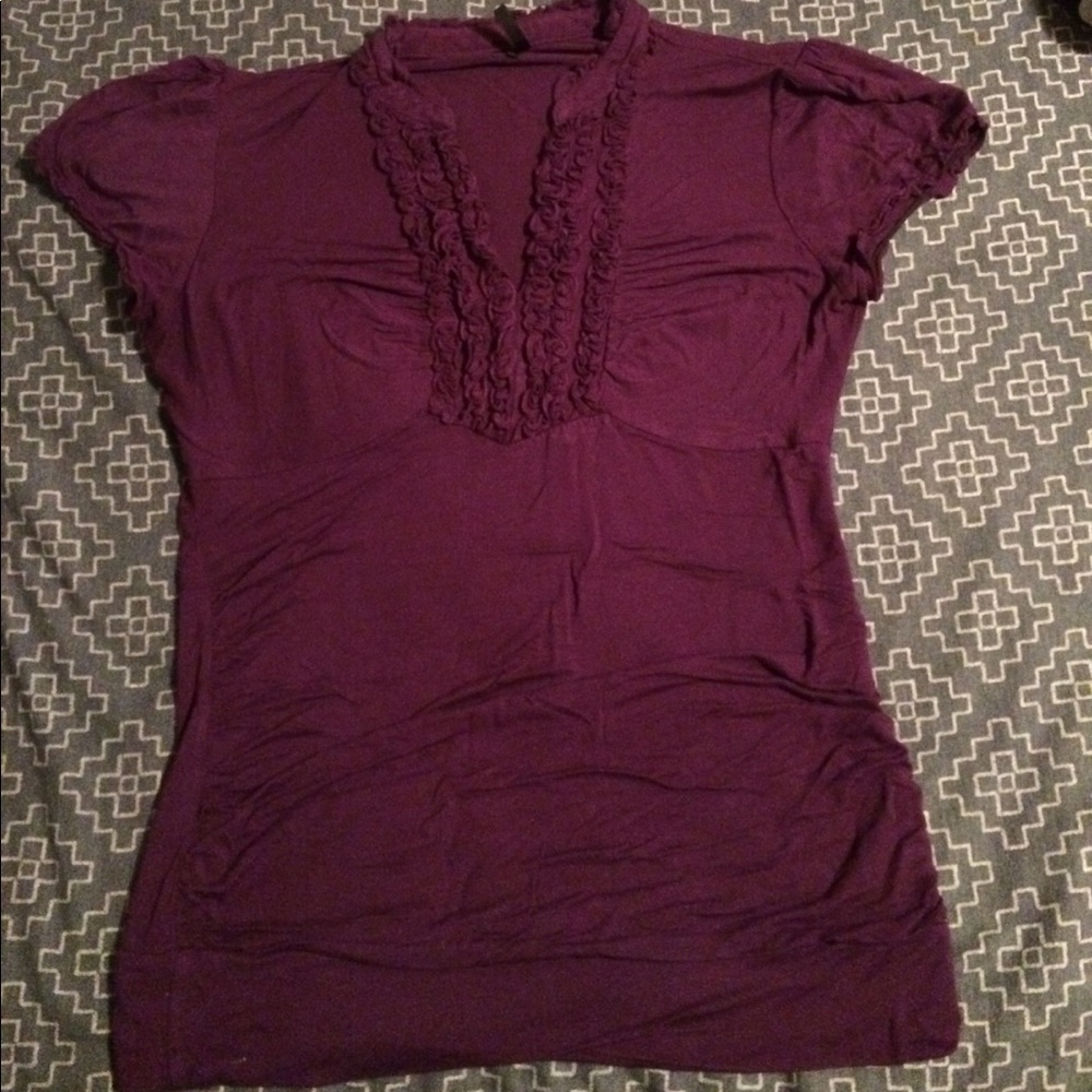 Maurice's ruffle top