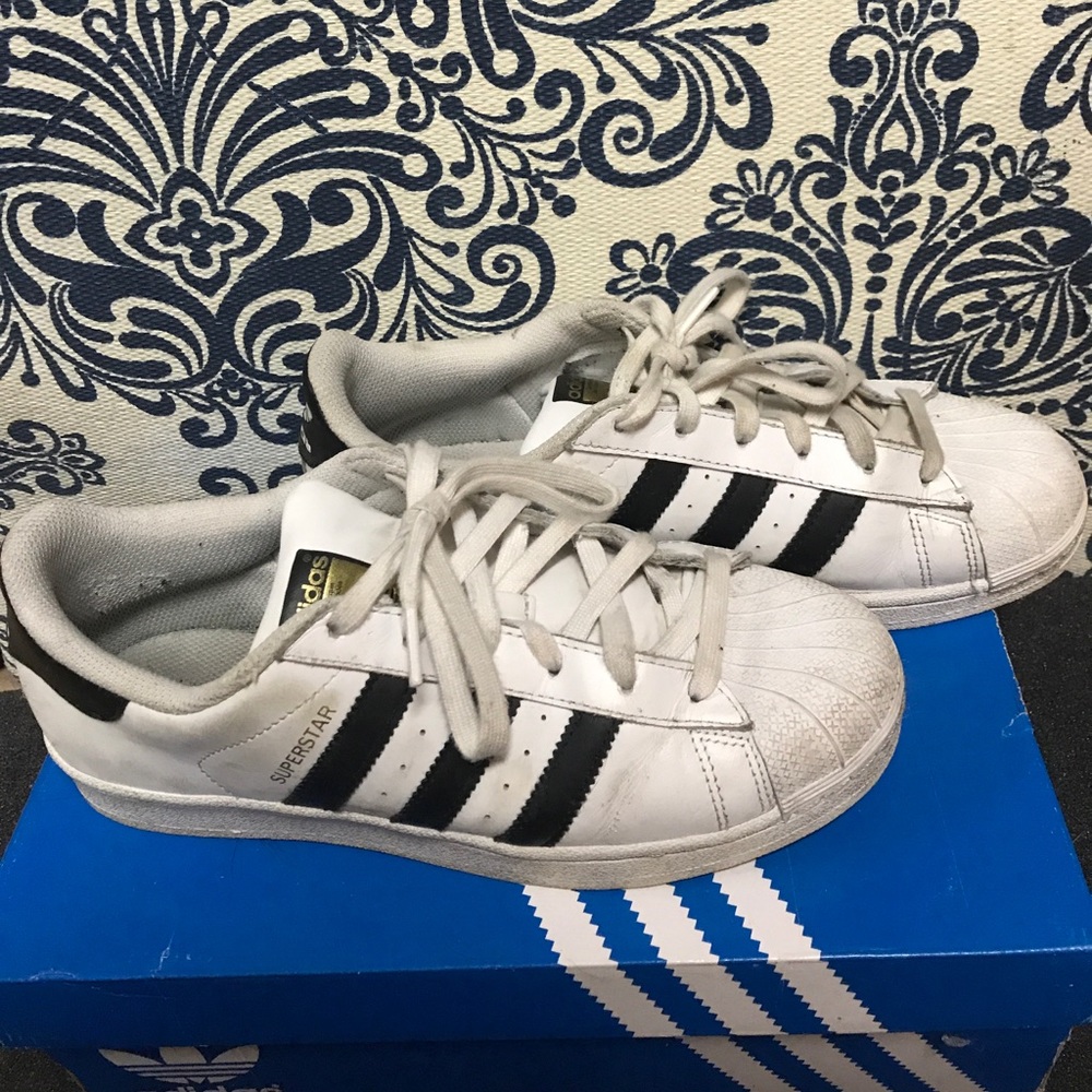 Adidas Superstar Size 8W.
