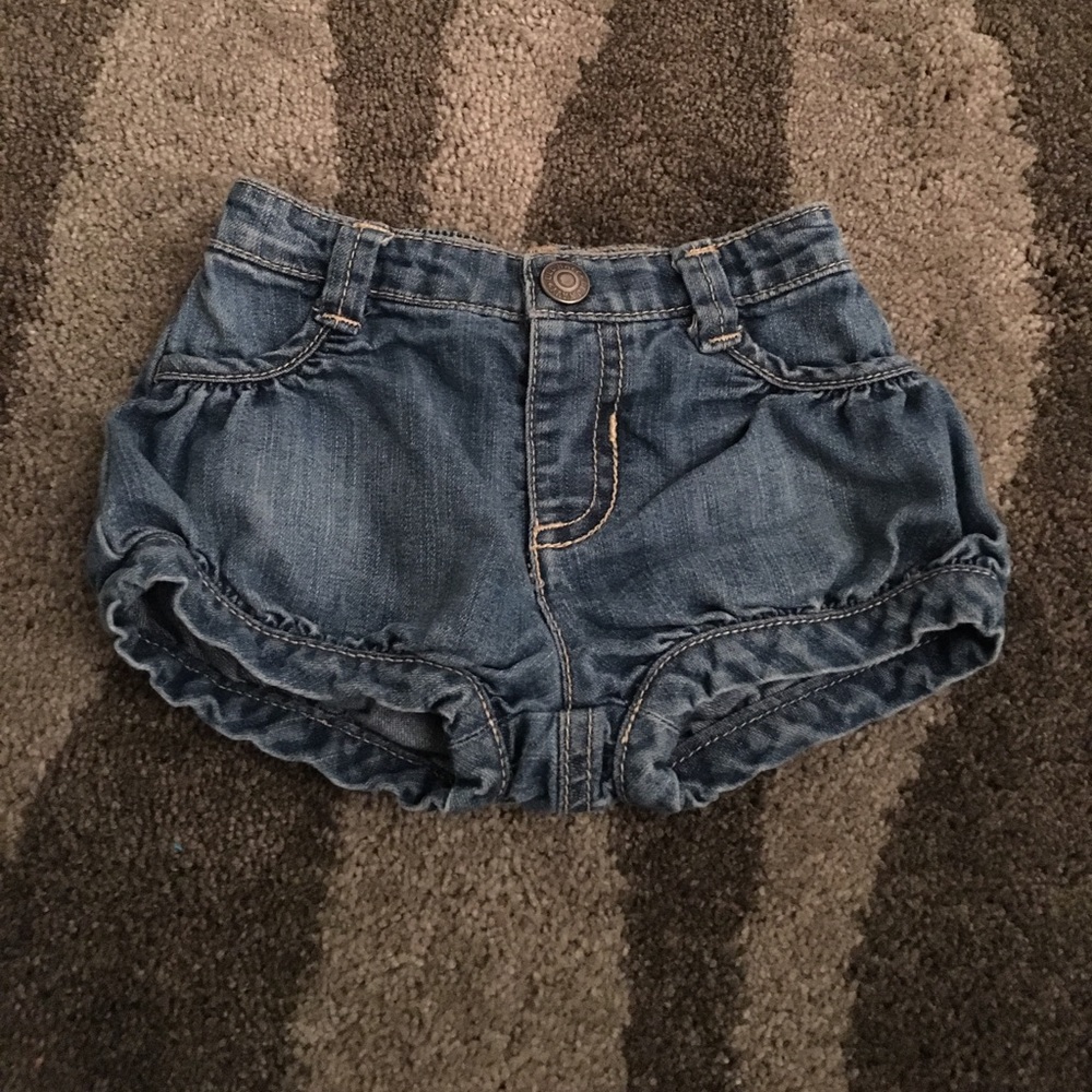Old Navy Girls Denim Bubble Shorts