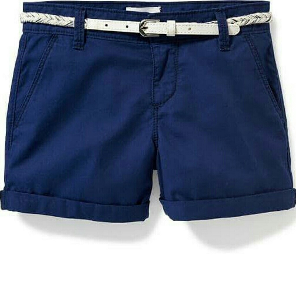 Navy Chino Shorts