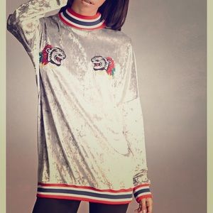 Jaded London Crushed Velvet Top