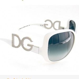 White D&G Sunglasses Model # 6011B-5018G