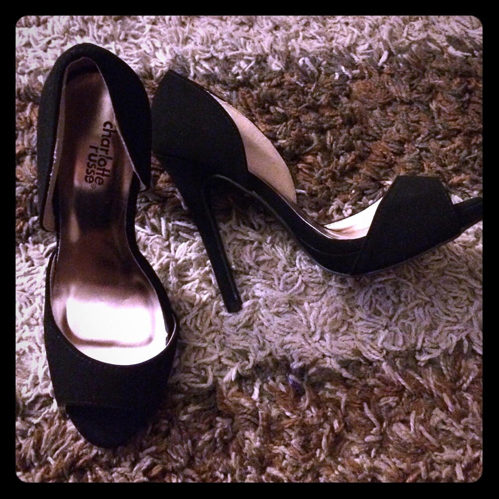 Black Suede - Charlotte Russe - Size 6