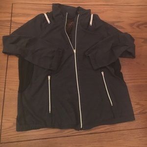 Crochet backed lulu jacket