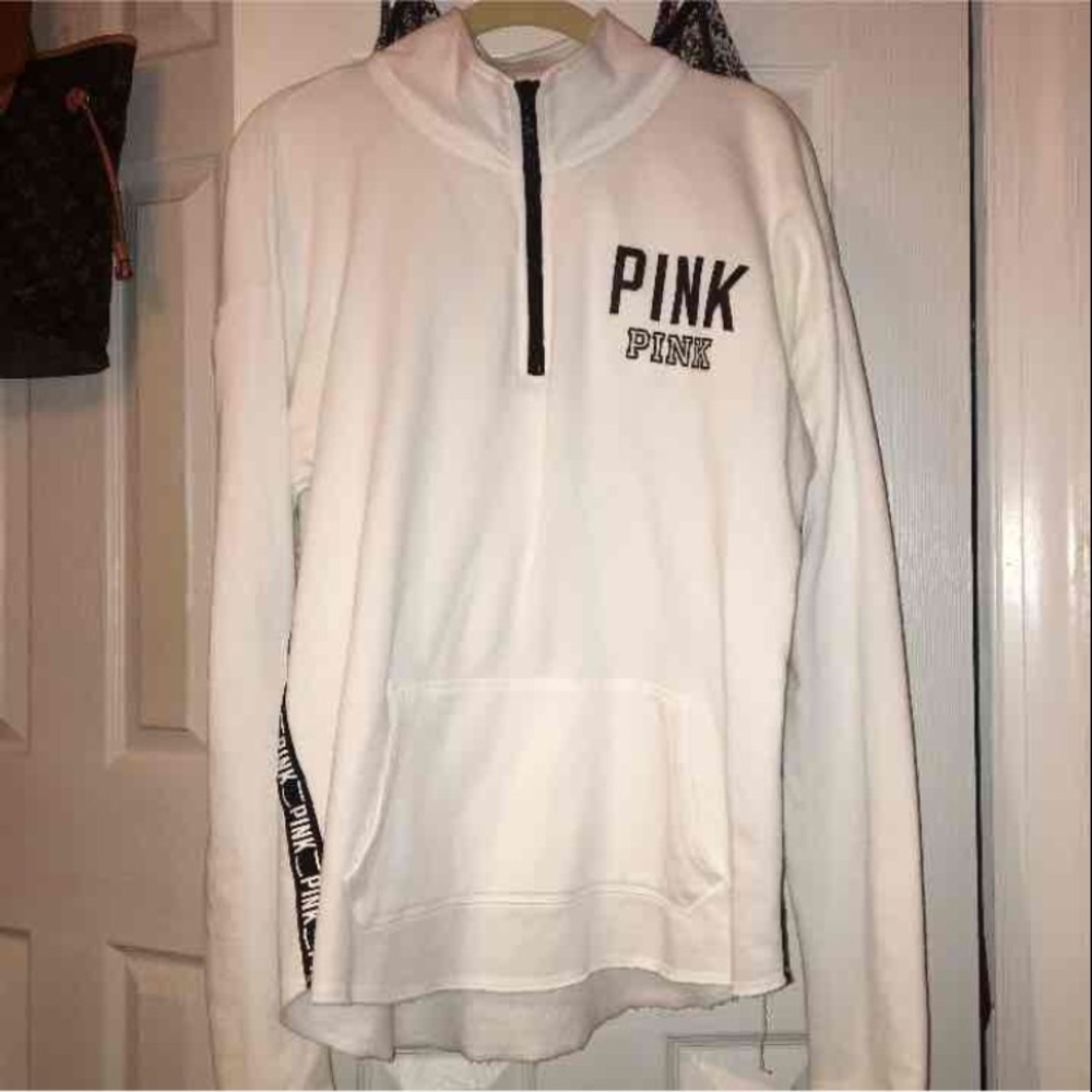 Pink Victoria Secret Half-zip