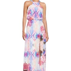 Charlie Jade Kaleidoscope Floral Print Maxi Dress