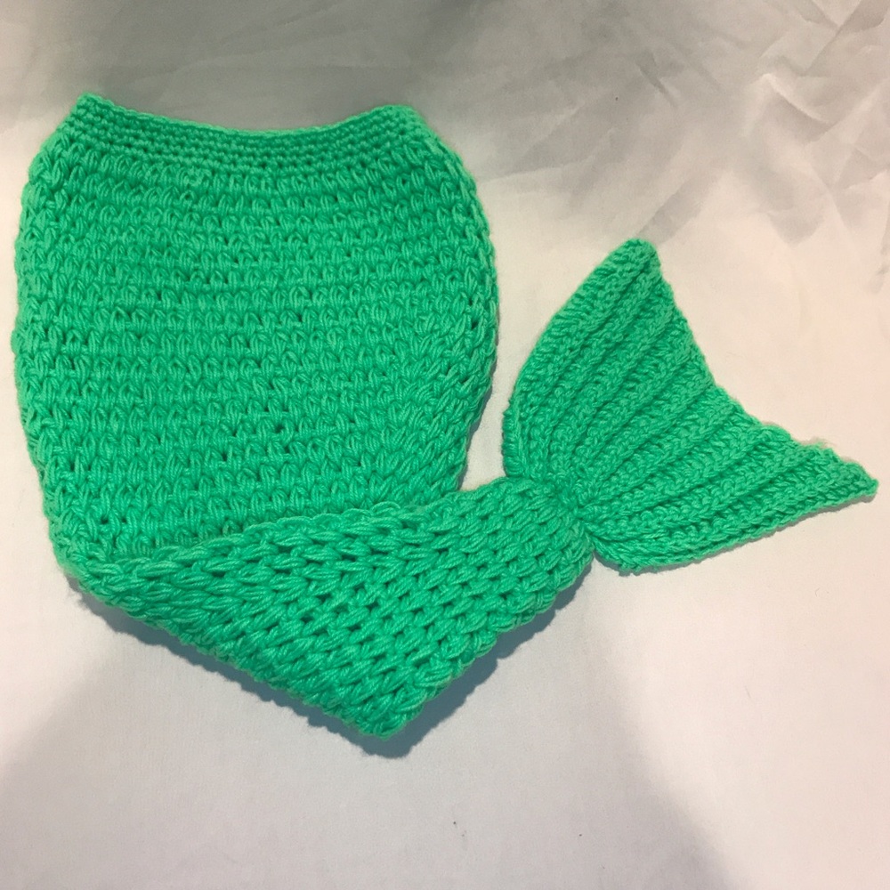 Adorable Handmade Mermaid Tail Blanket for Baby