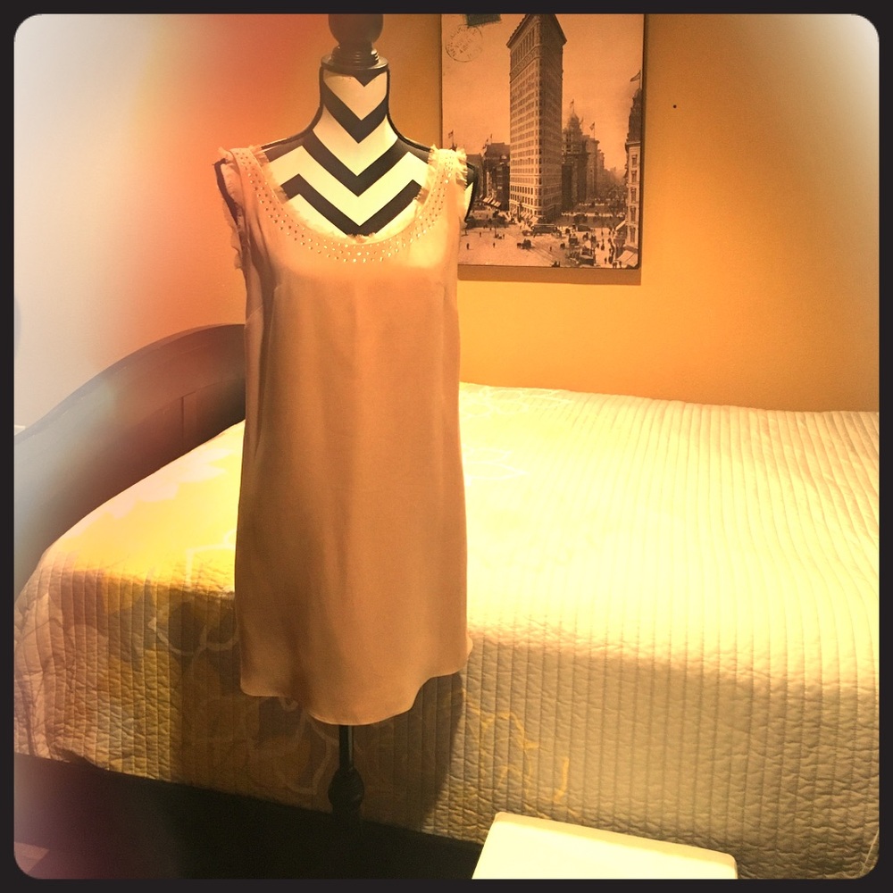 Nude/Beige with Sparkle Embellishments Dress