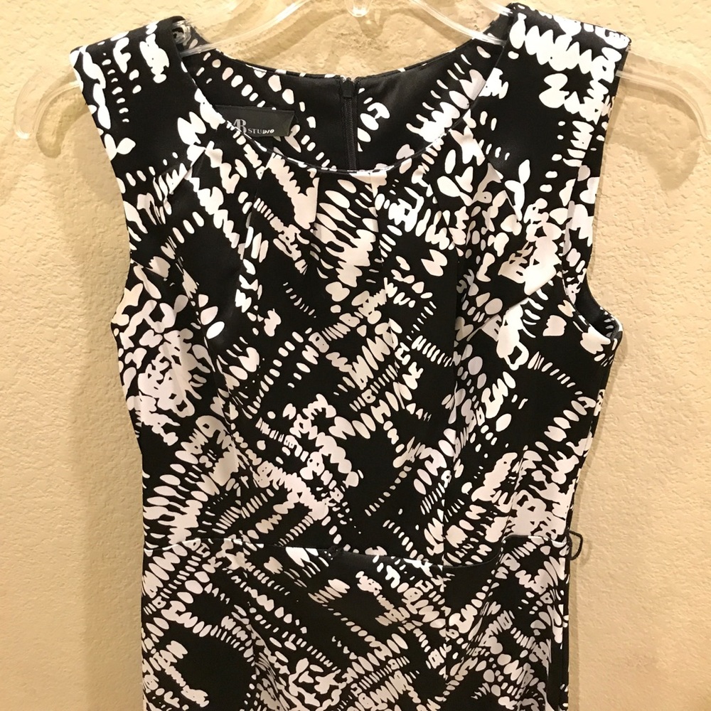 Black & White Cocktail Dress