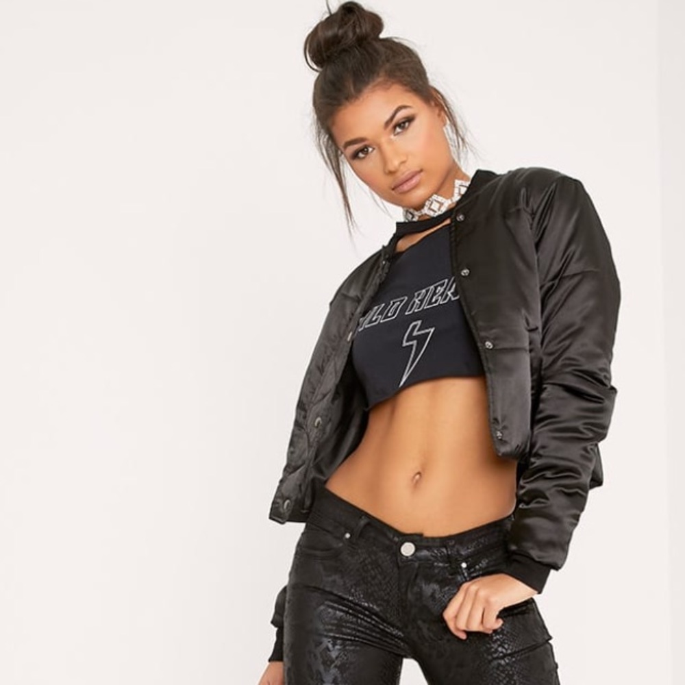 Candies 🍭 Black shiny Snakeprint leggings 🥀