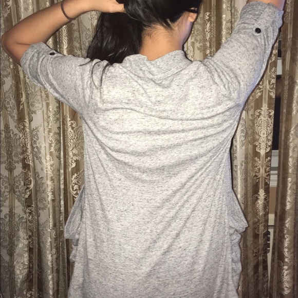 Pink Rose Grey Cardigan - Picture 6 of 6