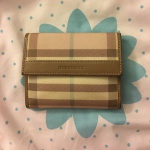 Authentic BURBERRY Pink Nova Check Wallet