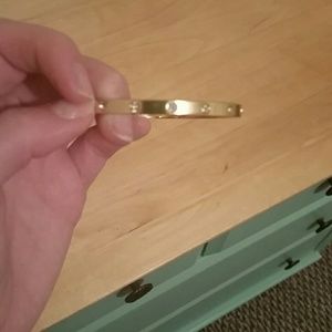 Kate spade gold clasp bangle