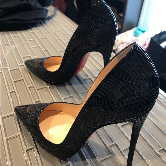 Rare style! KRISTALI 12O Black Patent/Suede - Picture 3 of 4