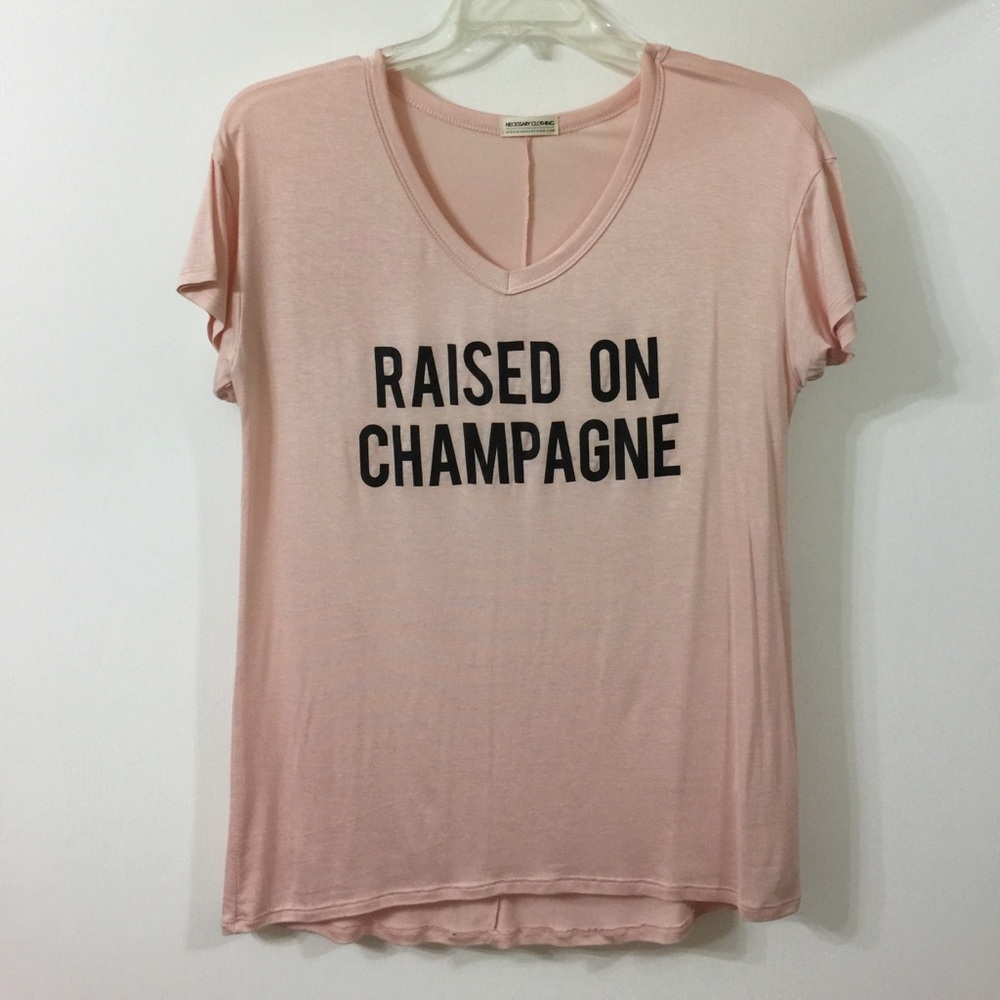 Raised on Champagne Blush Tee