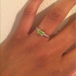 Fred Meyer Jewelers Peridot White Gold Ring