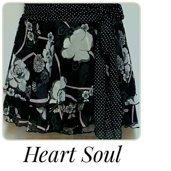 *CLEARANCE* Heart Soul Tiered Mini-Skirt Size Med