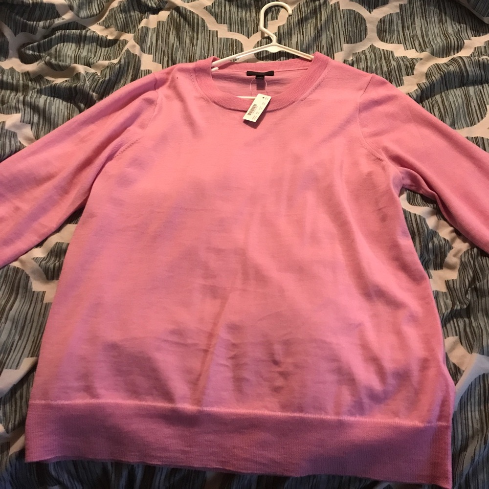 J Crew Pink Tippi Sweater Merino Wool