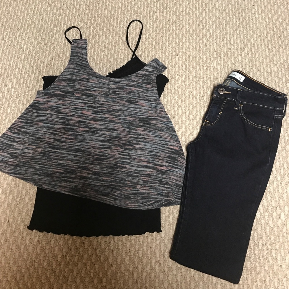 Mudd girls crop top tank