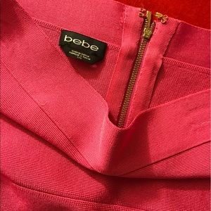 Bebe Solid Bandage Skirt