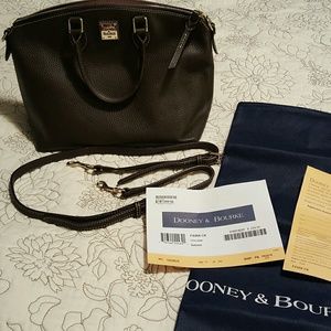 Dooney and Bourke Pebble Grain Zip Zip Satchel