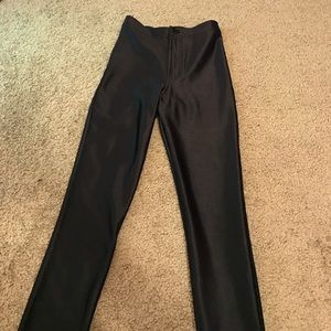 Black disco pants