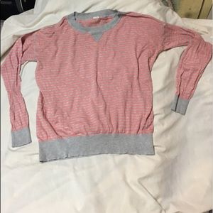 🌈Super Comfy Melon/Grey JCrew Sweater🌈