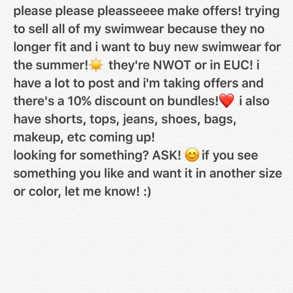 MAKE OFFERS! ❤