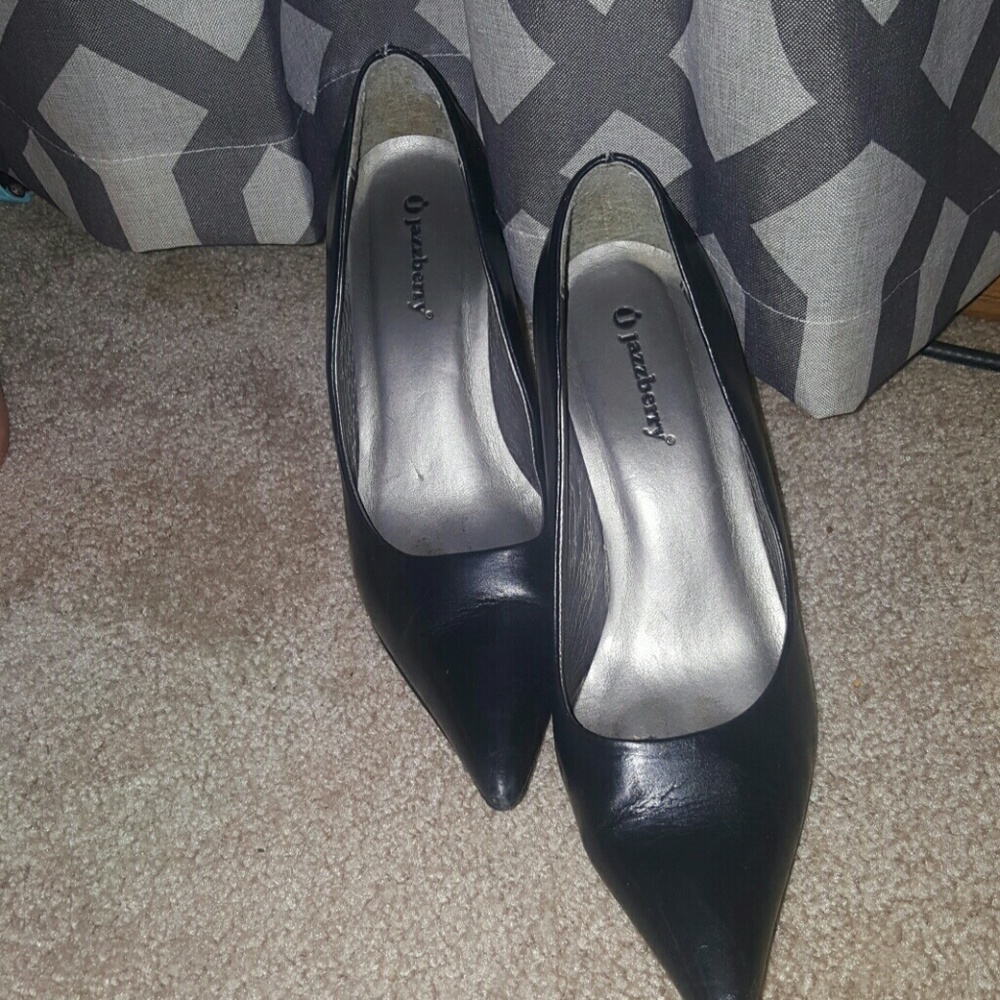 Black Jazzberry Heels