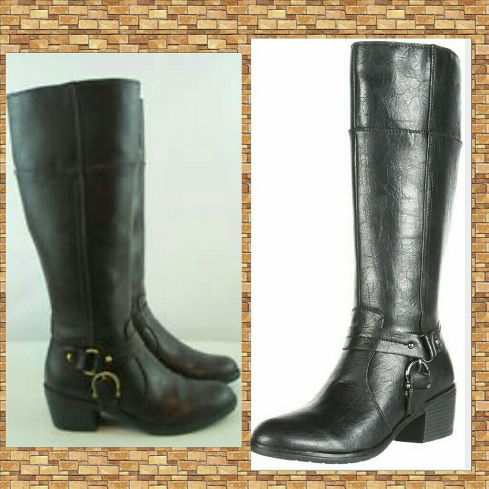 Knee high riding boots