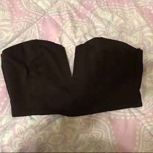 Crop top, black, new