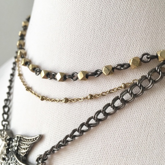 RARE Betsey Johnson Pegasus 'Fly With Me' Necklace RARE! - Picture 4 of 5