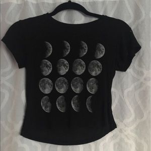 Brandy Melville Phases of The Moon Top