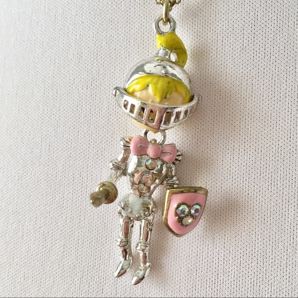 Betsey Johnson 'Fairyland Knight' Necklace NWT! - Picture 3 of 4