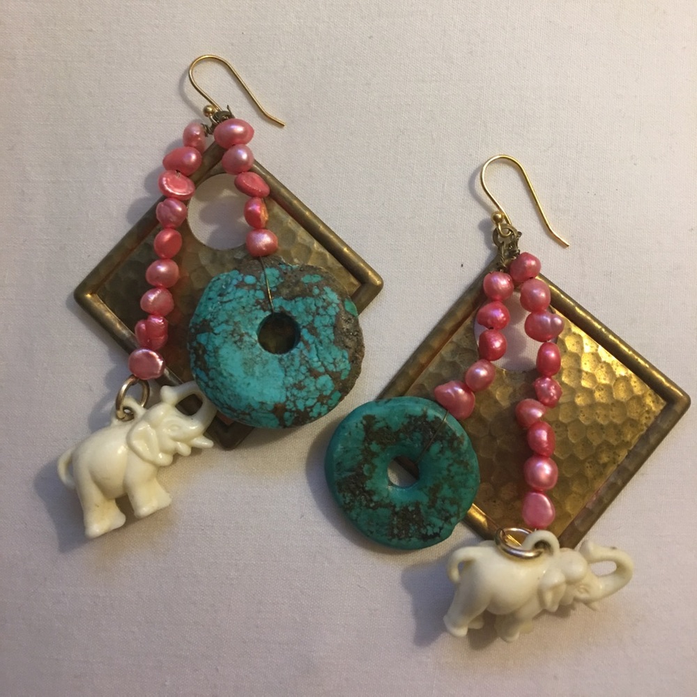 Handmade hippie earrings ✌🏻️