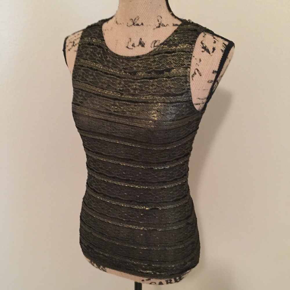 Bebe Shimmer Top