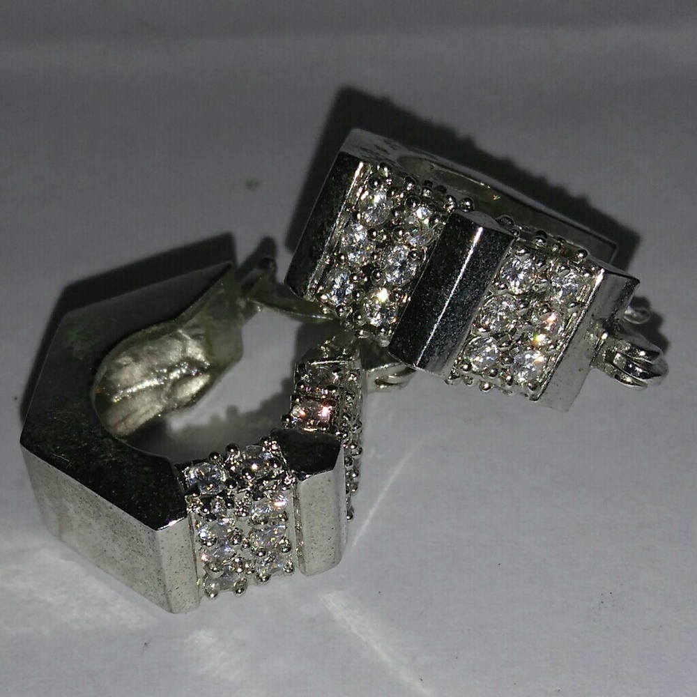 Silver earings